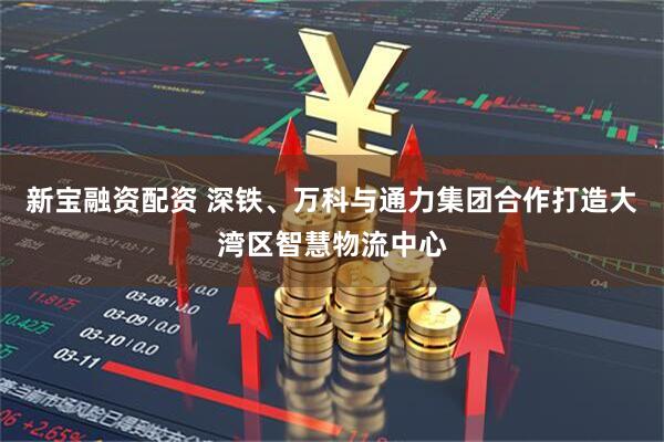 新宝融资配资 深铁、万科与通力集团合作打造大湾区智慧物流中心